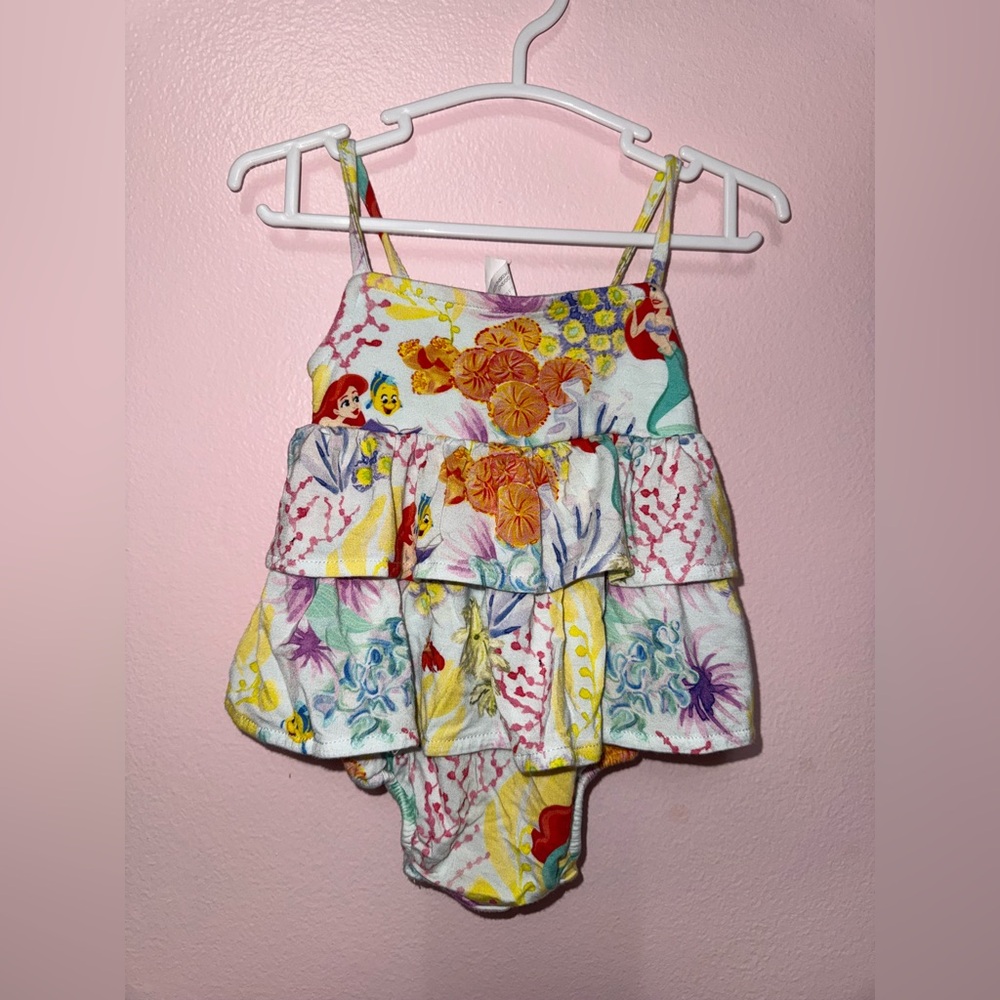 Posh Peanut Disney Princess Ariel romper